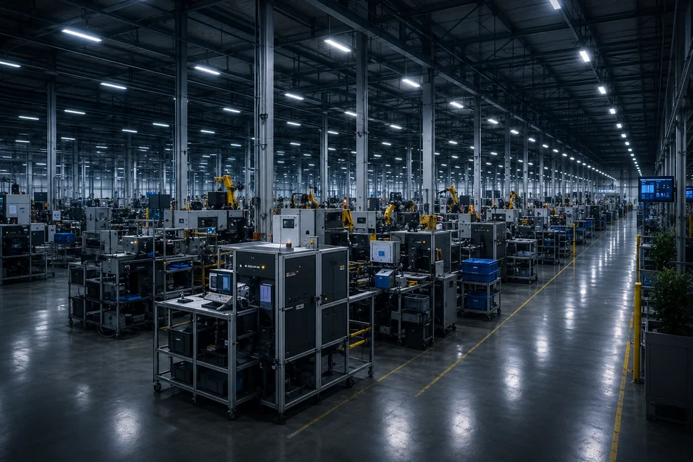 El Gharbia smart manufacturing factory interior